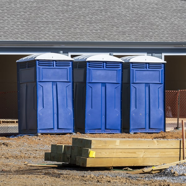 what is the maximum capacity for a single porta potty in Dickey North Dakota